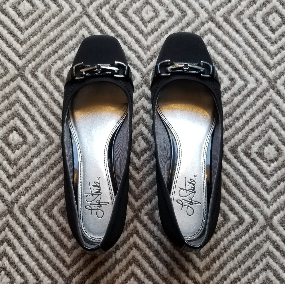Life Stride low wedge heels, NWOT